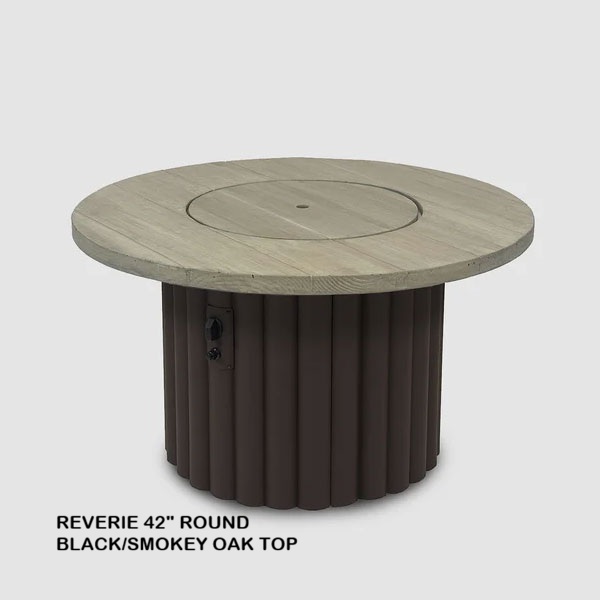 Riverie 42" Round Fire Table by Outdoor Great Room - Image 7